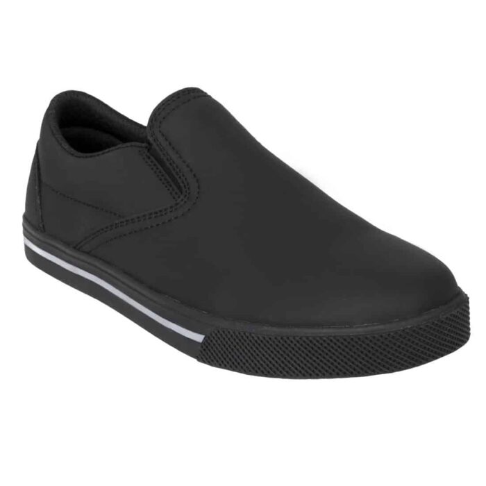 Slipbuster Recycled Microfibre Slip-on Shoe Matte Black