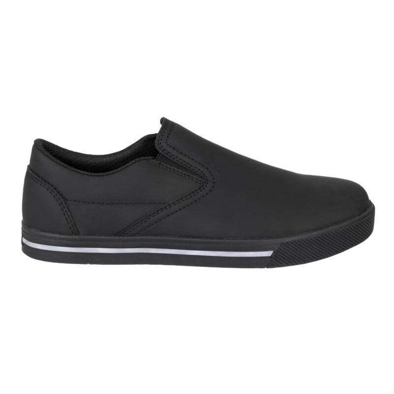 Slipbuster Recycled Microfibre Slip-on Shoe Matte Black