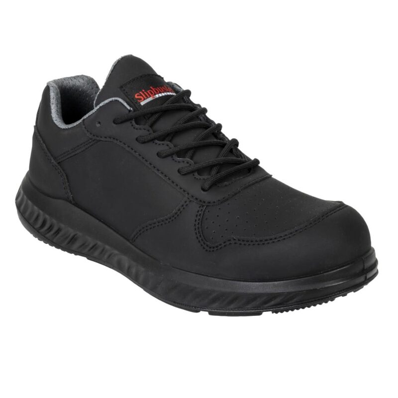 Slipbuster Recycled Microfibre Trainers Matte Black