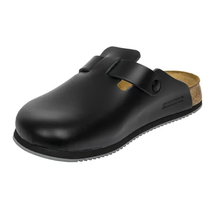 Birkenstock Super Grip Professional Boston Clogs Black