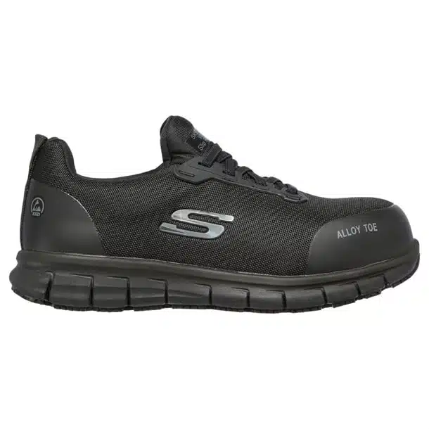 Skechers Womens Safety Shoe with Alloy Toe Cap