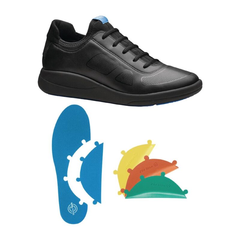 WearerTech Transform Trainer Black/Black with Modular Insole