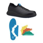 WearerTech Transform Safety Toe Trainer Black with Modular Insole