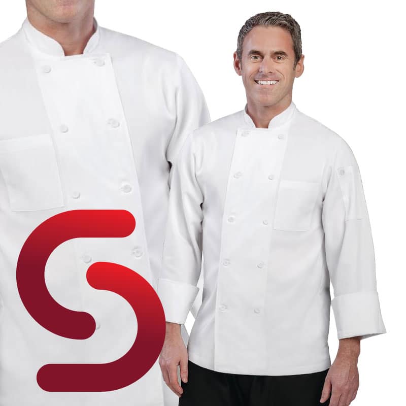 Classic Elegance: Double-Breasted Chef Jackets - Smart Hospitality Supplies