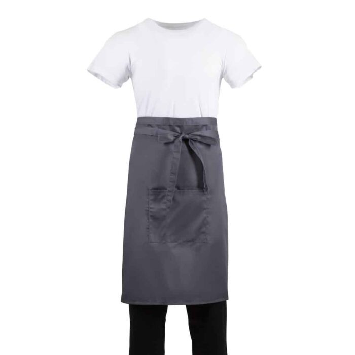 Whites Regular Bistro Apron Charcoal