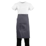 Whites Regular Bistro Apron Charcoal