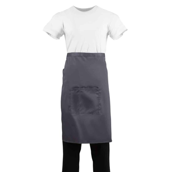 Whites Regular Bistro Apron Charcoal