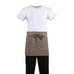 Whites Short Bistro Apron Tan