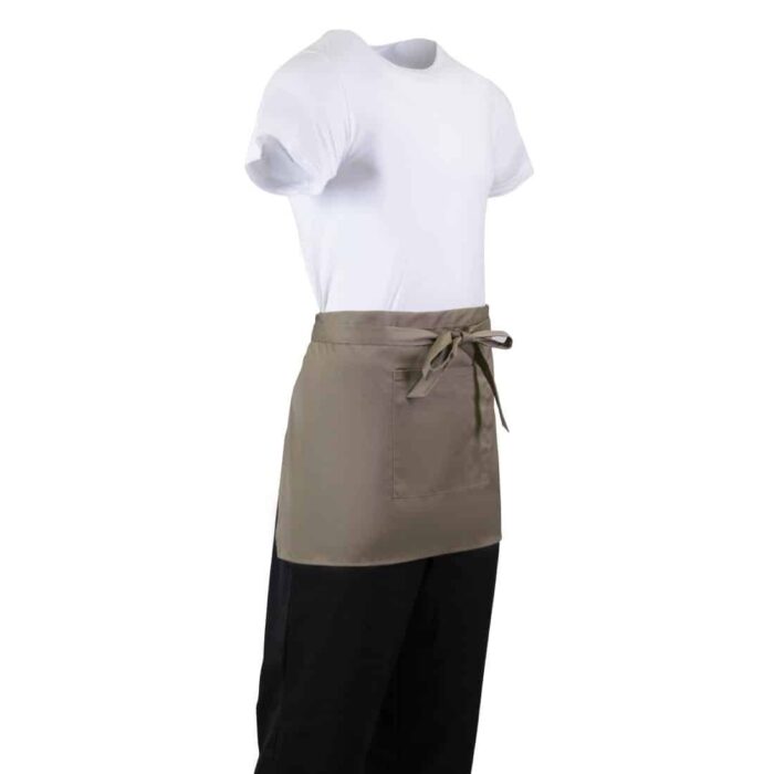 Whites Short Bistro Apron Tan