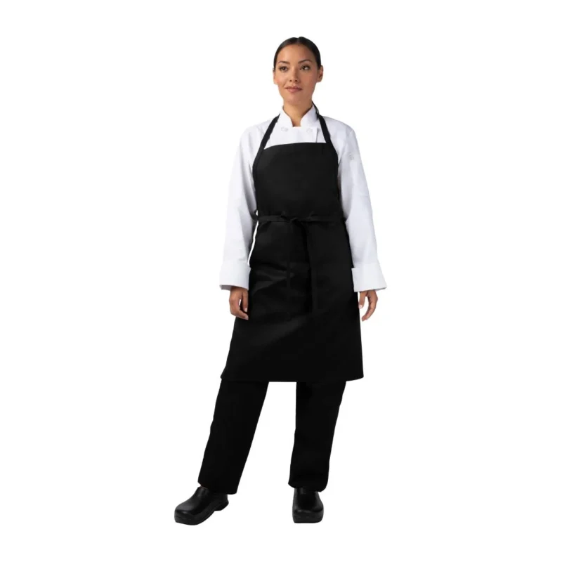 Chef Works Recycled Bib Apron Black