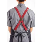 Chef Works Urban Berkeley Denim Brace Bib Apron Dark Indigo