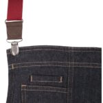 Chef Works Urban Berkeley Denim Brace Bib Apron Dark Indigo