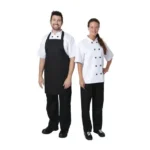 Nisbets Essentials Bib Aprons Polycotton Black (Pack of 2)