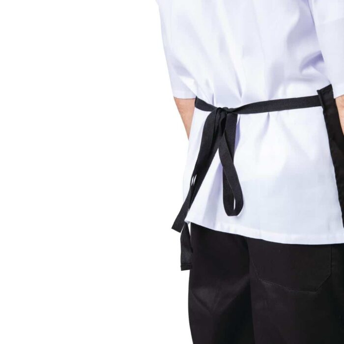 Nisbets Essentials Bib Aprons Polycotton Black (Pack of 2)