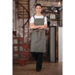 Southside Cotton Canvas Bib Apron Khaki