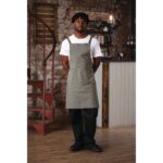 Southside Cotton Canvas Bib Apron Khaki