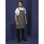 Southside Cotton Canvas Bib Apron Khaki