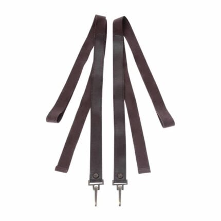 Southside Apron Spare Doghook PU strap Chocolate (2 pack)