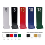 The Tiberius Table Number Range - Smart Hospitality Supplies
