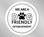 We are a Dog Friendly Window Sticker - Smart Hospitality Supplies