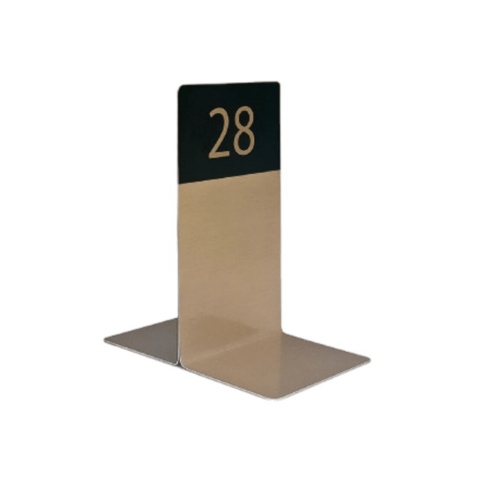 Aluminium Short Table Number