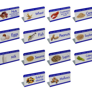 Buy Pictured Allergy Buffet Tent Nuts Notices (Buffet Signs) from Smart Hospitality Supplies