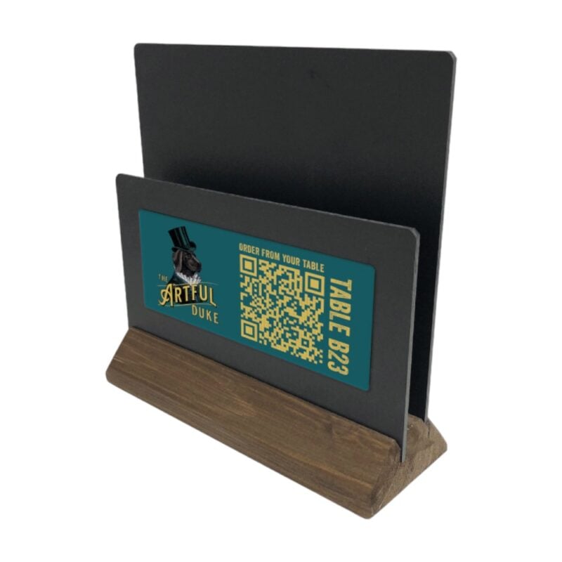 Personalised Chalkboard Menu Holders