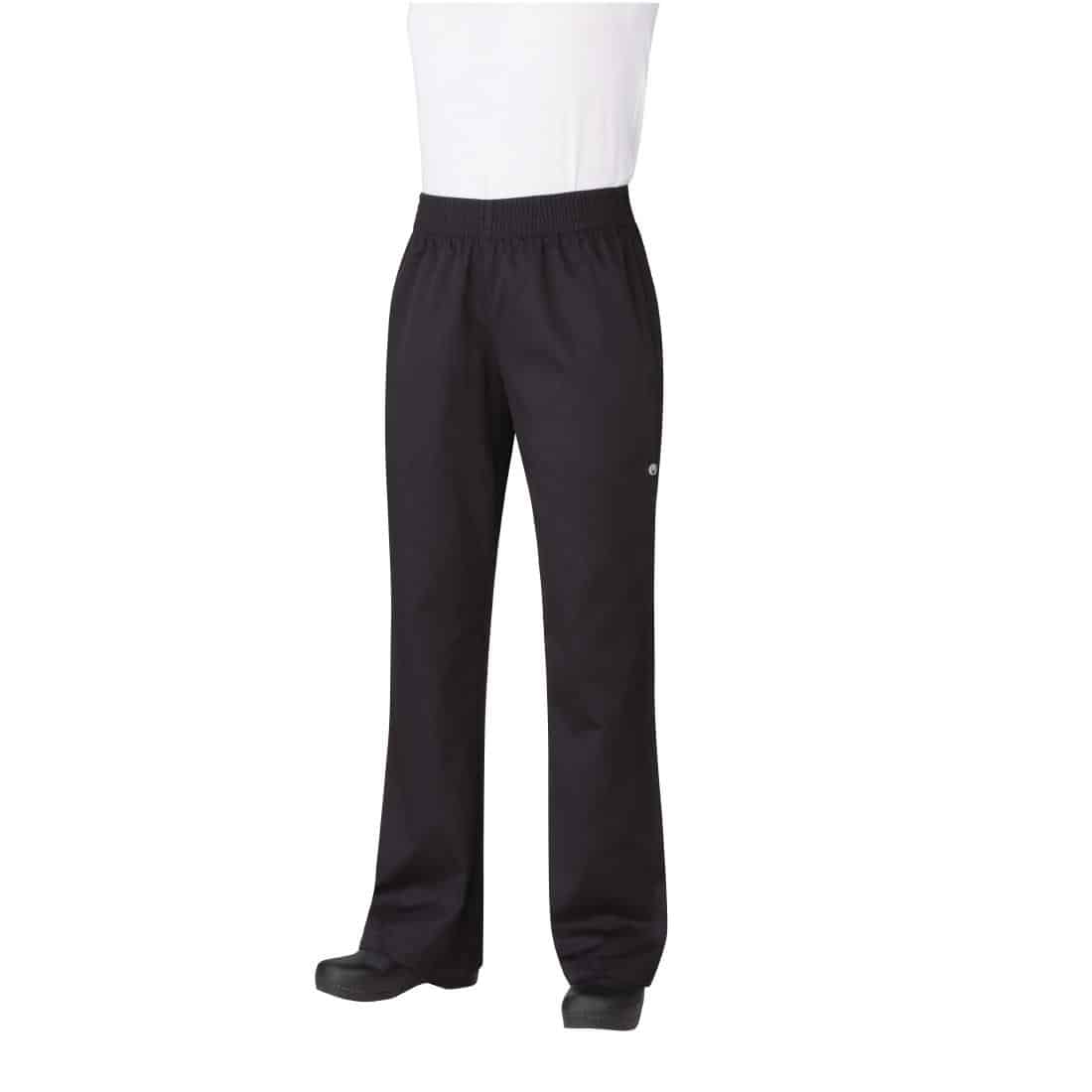 Chef Works Womens Basic Baggy Chefs Trousers Black