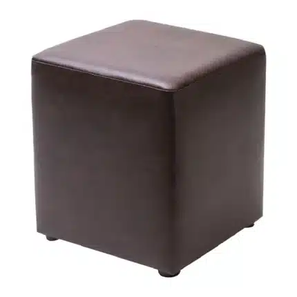 Cube Faux Leather Bar Stool Peat