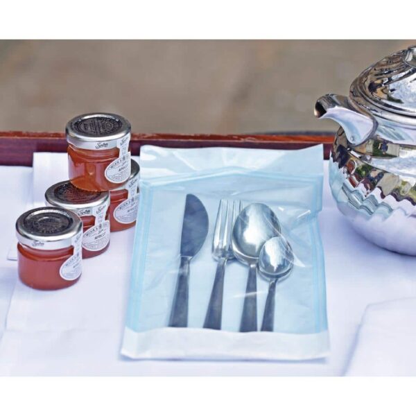 EpicureSecure Sealable Thermal Sanitised Cutlery Pouches Large - Image 6
