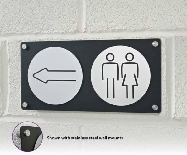 2 Symbol wall mounted directional plaque - Image 3