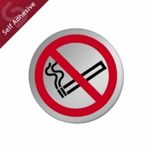 No Smoking Door Sign Disc