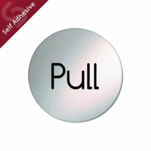 Pull Door Sign Disc