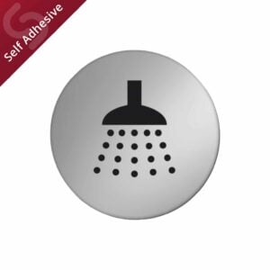 Shower Door Sign Disc