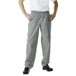 Chef Works Unisex Easyfit Chefs Trousers Small Black Check XL