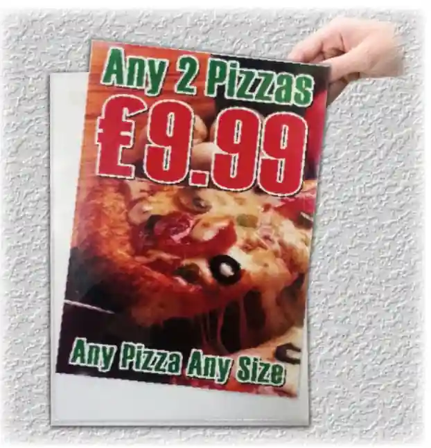 Self-Adhesive Poster Display Sleeve - Portrait