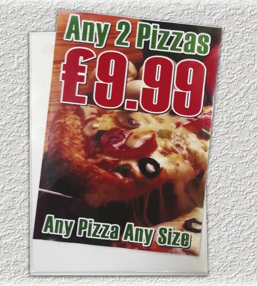 Self-Adhesive Poster Display Sleeve - Portrait