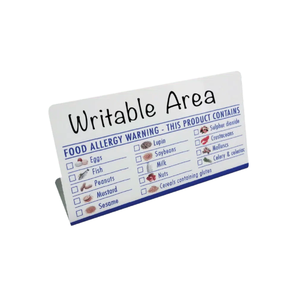 Food Allergy Warning Buffet Notices - Image 2