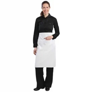 Regular Bistro Apron White