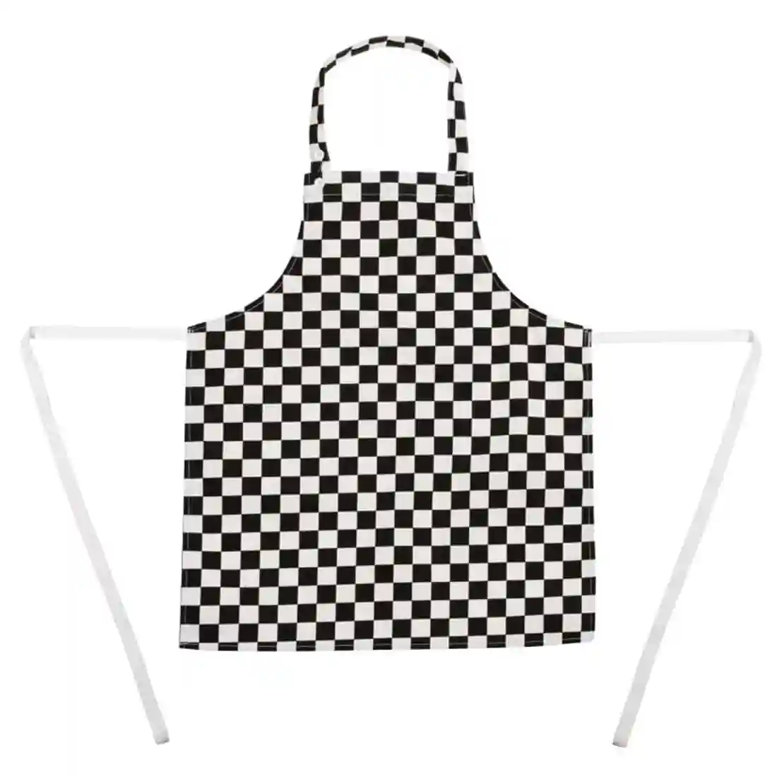 Whites Childrens Bib Apron Big Black and White Check