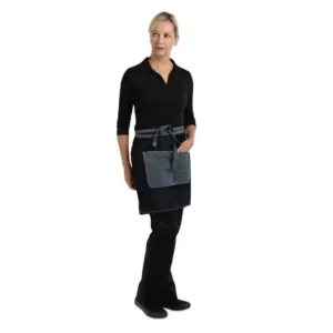 Chef Works Urban Bronx Half Bistro Apron Indigo