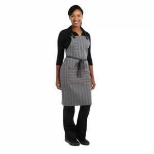 Chef Works Urban Brooklyn Bib Apron Dark Grey