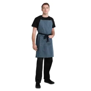 Chef Works Urban Portland Bib Apron Indigo