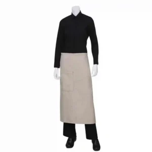 Chef Works Soho Wide Bistro Apron with Pocket Natural