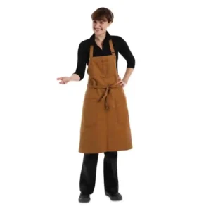 Chef Works Urban Rockford Canvas Bib Apron Nutmeg
