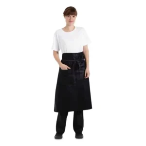 Chef Works Urban Boulder Wet Look Bistro Apron Purple and Black