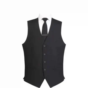 Events Mens Black Waistcoat - Size XL