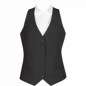 Events Ladies Black Waistcoat - Size M