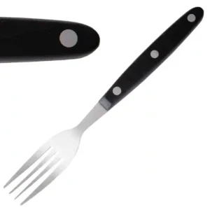 Steak Fork Black Handle 200mm