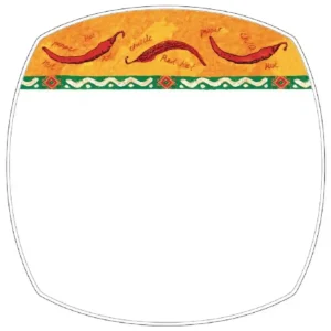 Churchill Salsa Square Plates 254mm
